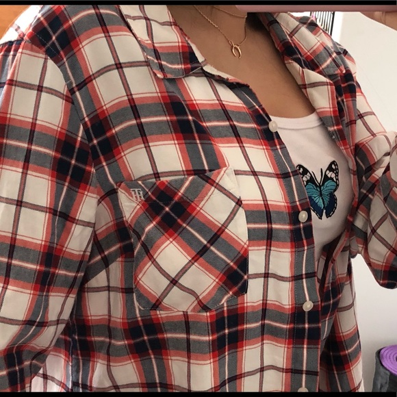 OVERSIZED TOMMY HILFIGER FLANNEL - Picture 4 of 4